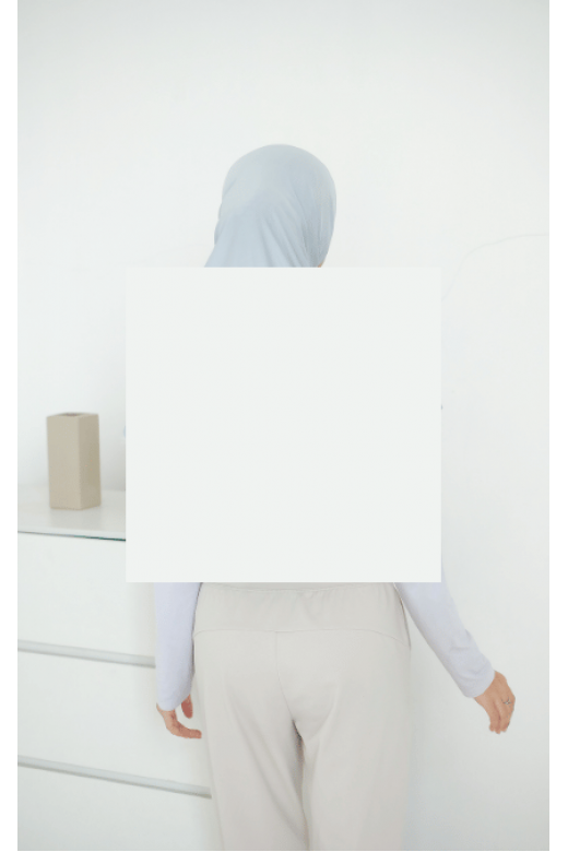 Tasya Hijab Sporty Silver